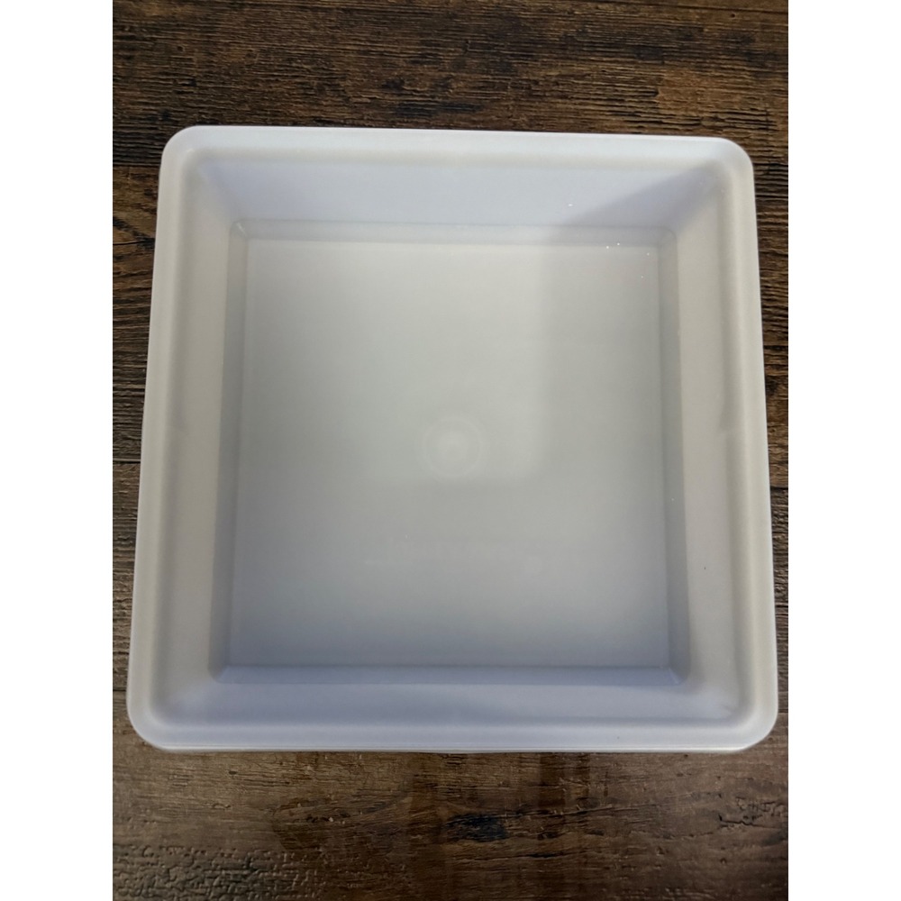 Vintage Tupperware Square Storage Container Box Modular Mates White Lid‎ - Picture 8 of 11